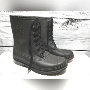 Sorel Kaufman‎ Canada Boots Black size 8 Chore Utility Insulated Fisherman